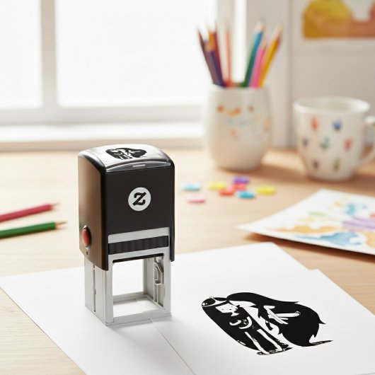 Vrienden Zelfinktende Stempel