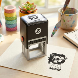 Vrienden Zelfinktende Stempel