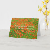 Vrienden zijn als bloemen kaart (Gele Bloem)