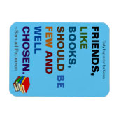 Vrienden zijn als boeken Inspirerend Magneet (Horizontaal)