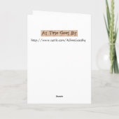 - Vrienden zijn als chocoladechips, Kaart (Achterkant)