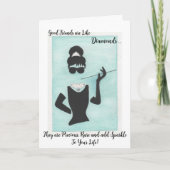 Vrienden zijn als diamanten kaart (Voorkant)