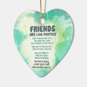 Vrienden zijn als Panties Keramisch Ornament (Links)