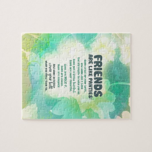 Vrienden zijn als Panties Legpuzzel (Horizontaal)