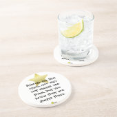 vrienden zijn als sterren , onderzetter (Zijkant)