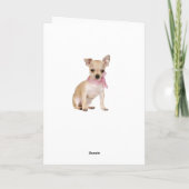 Vrienden zijn Angels Chihuahua Puppy Dog Kaart (Achterkant)