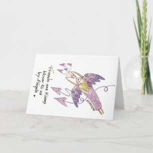 Vrienden zijn Angel's Kisses Kaart