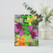 Vrienden zijn bloemen...    postkaartPC78 Briefkaart (Staand voorkant)