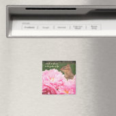 Vrienden zijn Bloemen Quote Chipmunk Magnet (Insitu (Vaatwasser))