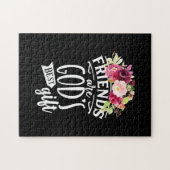 Vrienden zijn de beste cadeautjes van God Legpuzzel (Horizontaal)