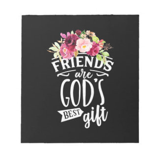 Vrienden zijn de beste cadeautjes van God Notitieblok