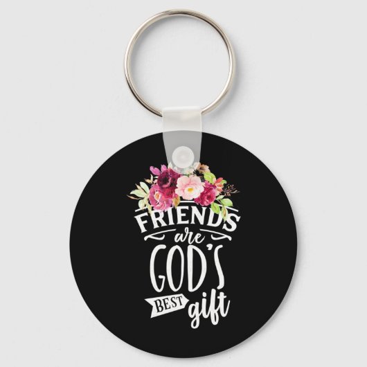 Vrienden zijn de beste cadeautjes van God Sleutelhanger (Voorkant)