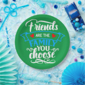 VRIENDEN ZIJN DE FAMILIE DIE JE KIEST 2 PAPIEREN BORDJE (Feest)