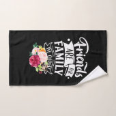 Vrienden zijn de familie die we kiezen handdoek (Handdoek)