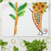 Vrienden zijn de Sunshine of Life Keuken Handdoek (Gevouwen)