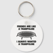 Vrienden zijn een trampoline sleutelhanger (Voorkant)