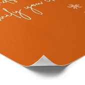 Vrienden zijn familie Positief Quote Poster (Hoek)