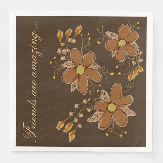 Vrienden zijn geweldig servetten (Voorkant)