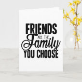 Vrienden Zijn Het Gezin Dat Je Kiest Kaart (Gele Bloem)