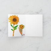 Vrienden zijn het Sunshine of Life Wenskaart Kaart (Binnen)