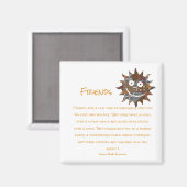 Vrienden zijn magneet (Voorkant / Achterkant)