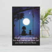 Vrienden zijn net een soort Kaart (Staand voorkant)