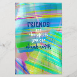 Vrienden zijn Therapisten waarmee je kunt Drinken