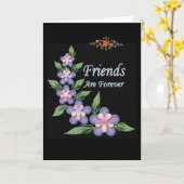 "Vrienden zijn voor altijd" Vriendenkaart Kaart (Gele Bloem)