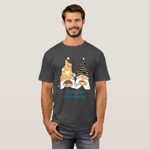 Vrienden zoals Gnome One Else Typografie Unisex T-shirt