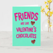 Vrienden Zoet Als Chocolade Kaart (Gele Bloem)