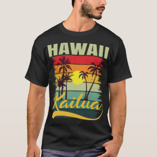 Vrienden Zomer Reizen Familie Vakantie Kailua Hawa T-shirt