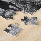 Vrienden - zwart lab legpuzzel (Zijkant)