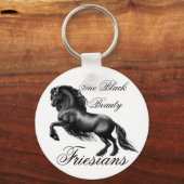 Vrienden, zwarte brief sleutelhanger (Voorkant)