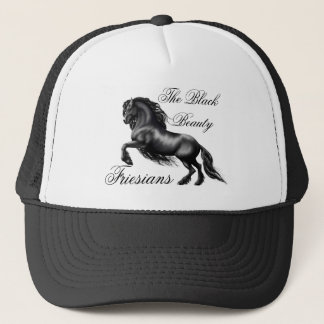 Vrienden, zwarte brief trucker pet
