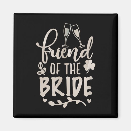 Vriendenbruid en T - shirts-Jubileum Magneet (Voorkant)