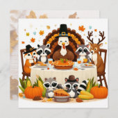 Vriendendankdag Feestdagenkaart (Voorkant / Achterkant)