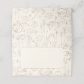 Vriendendankdag Thanksgiving Neutrale Esthetiek Plaatskaartje (Buitenkant ongevouwen)