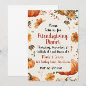 Vriendendankdag Uitnodiging (Voorkant / Achterkant)