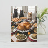 Vriendendankfeestmaal Kaart (Staand voorkant)