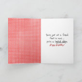 Vriendendendag op Gingham Kaart (Binnen)