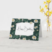 Vriendendendag White Daisy Meadow Kaart (Gele Bloem)