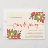 VRIENDENDINER UITNODIGEN | HELDER GEBLADERTE KAART (Voorkant)