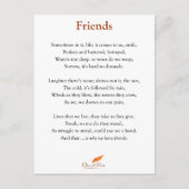 Vriendengedicht Briefkaart (Voorkant)