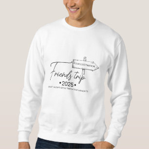 Vriendenreis 2025 Shirt, Vriendenreis Shirt, Custo Trui