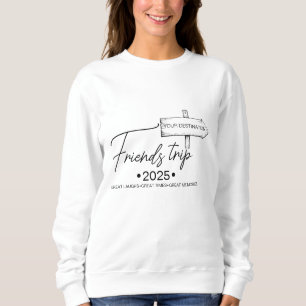 Vriendenreis 2025 Shirt, Vriendenreis Shirt, Custo Trui
