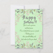 Vriendenverjaardagskaart Kaart (Voorkant)