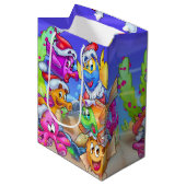 VriendFish cartoon cadeaaszak Medium Cadeauzakje (Voorkant Gekanteld)