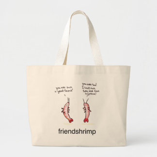 Vriendgarnaal Grote Tote Bag
