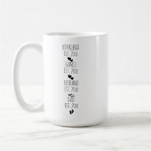 Vriendin aan pa Milestone Custom Year Koffiemok (Links)