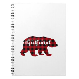 Vriendin Beer Buffalo Red Play Matching Family Notitieboek